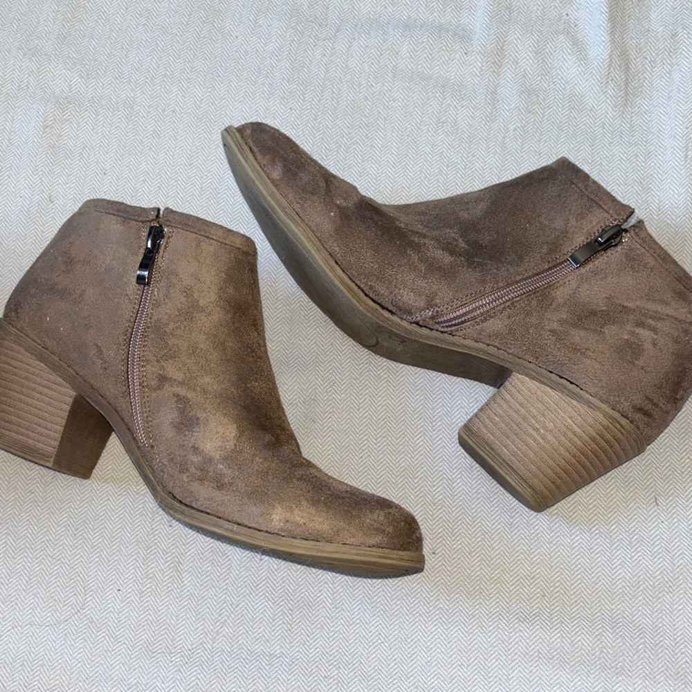 Brown Ankle Boots Womens SZ 40 - Picture 5 of 10